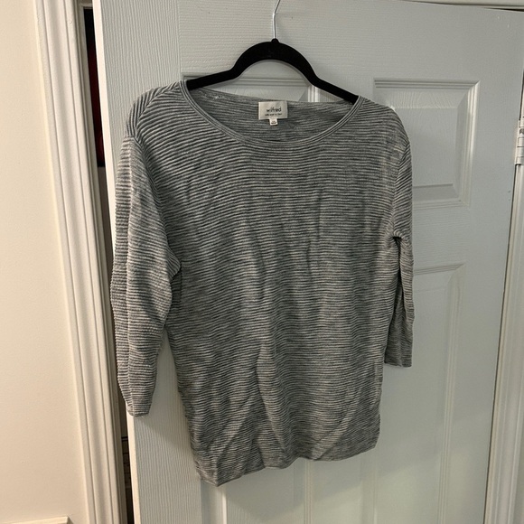 Wilfred Heather Gray Knit Top - Picture 1 of 2